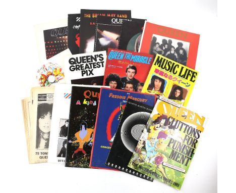 Queen - 13 Tour programmes including South America Tour 1981, World Tour 79, A Kind of Magic, Tour 82, Works, Spring Tour 78,