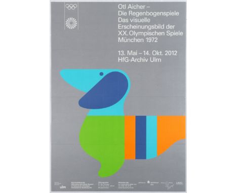 Sport Poster - Otl Aicher Exhibition - The Visual Appearance of the 1972 Munich Olympic Games Country: Germany. Year: 2012. A