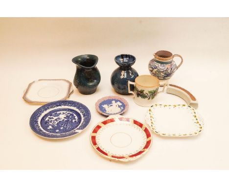 A selection of pottery, including Poole, Eltonware and others