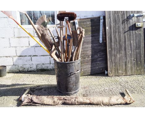 A large quantity of gardening and other tools