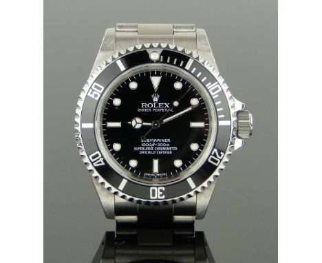 A gent's Rolex Submariner Chronometer wristwatch,
stainless steel case with original steel strap, serial no. M951548 circa 20