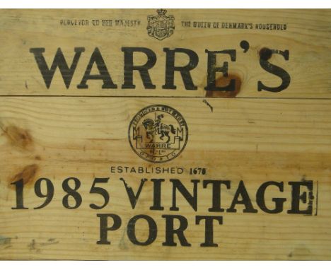 1985 Warres Vintage Port -
12 bottles in open OWC.