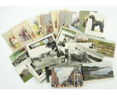 Various Vintage postcards.