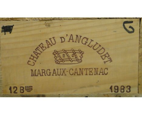 1983 Chateau d'Angludet, Margaux -
8 bottles, and 1982 vintage - 4 bottles in open OWC.