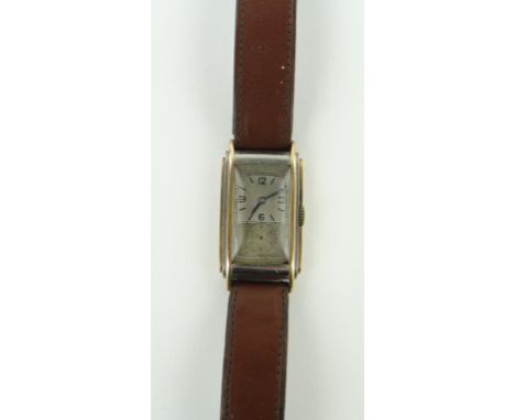 A Vintage Art Deco gents Rolex Prince wristwatch,
dual dial, gold and chrome case, case width 22mm.