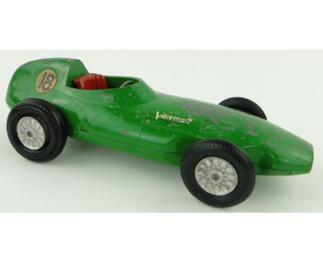 A Vintage die-cast Vanwall British racing car, 
length 8.75".