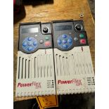 (2x) Allen-Bradley PowerFlex 525 AC Drives, 3-PH, 1.5 KW, 2.0 HP, Cat No. 25B-D4P0N104