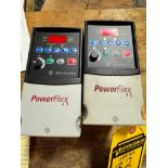 (2x) Allen-Bradley PowerFlex 4 AC Drives, 3-PH, 1.5 KW, 2.0 HP, Series A, Cat No. 22A-D4P0N104
