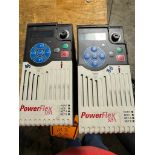 (2x) Allen-Bradley PowerFlex 525 AC Drives, 3-PH, 1.5 KW, 2.0 HP, Cat No. 25B-D4P0N104