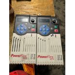 (2x) Allen-Bradley PowerFlex 525 AC Drives, 3-PH, 1.5 KW, 2.0 HP, Cat No. 25B-D4P0N104