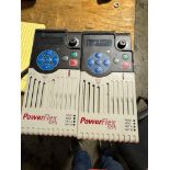 (2x) Allen-Bradley PowerFlex 525 AC Drives, 3-PH, 1.5 KW, 2.0 HP, Cat No. 25B-D4P0N104