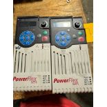 (2x) Allen-Bradley PowerFlex 525 AC Drives, 3-PH, 1.5 KW, 2.0 HP, Cat No. 25B-D4P0N104