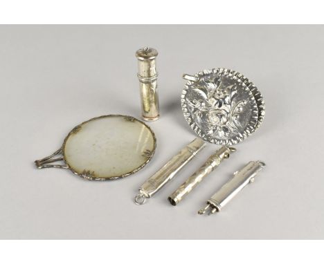 A Collection of Various Victorian and Later Silver and White Metal Items to Comprise Silver Housed Chatelaine Tool by M&amp;C