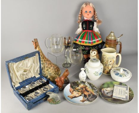 A Collection of Various Items to Comprise Five Full Beswick Beneagles Scotch Whisky Miniatures and One Empty Example, Wedgwoo