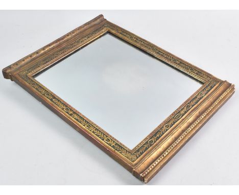 A Gilt Framed Easel Back Table Top Mirror, 30cms Wide and 40cms High