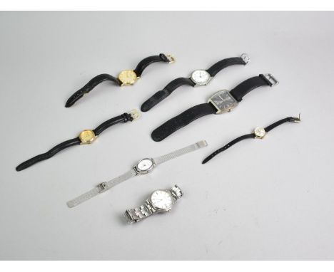 A Collection of Various Vintage and Later Wristwatches to include Rotary, Accurist Etc