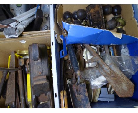 3 BOXES OF MIXED TOOLS AND RADIOS etc,
