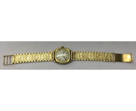 A gentleman's 9ct gold wristwatch by Rotary (Birmingham 1965)