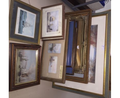A quantity of prints of maritime subjects
