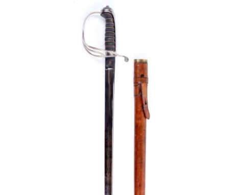 XX Hussars - A Victorian 1821 Pattern Light Cavalry Officer’s Sword by H. Hart, Pall Mall, London the 86cm polished blade, et