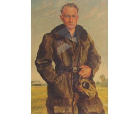 Imkamp Wilhelm (1906 - 1990) Three Second World War Coloured German Patriotic Portrait Prints each framed and glazed
