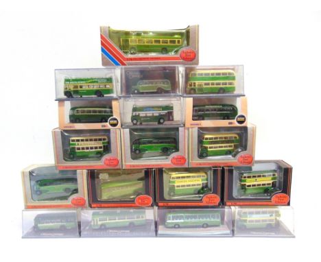 A COLLECTION OF DIECAST MODEL SOUTHDOWN BUSES &amp; SUPPORT VEHICLES mainly 1/76 scale, by Exclusive First Editions (8), Corg