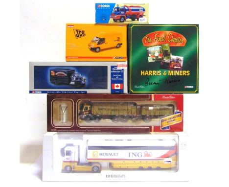 ASSORTED DIECAST MODEL COMMERCIAL VEHICLES  comprising a Corgi Classics No.CC99131, The Final Chapter - Brian Harris Transpor