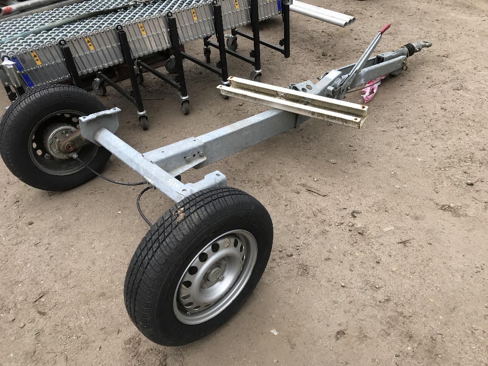 Single axle trailer chassis Sold Under The Auctioneers Margin Scheme