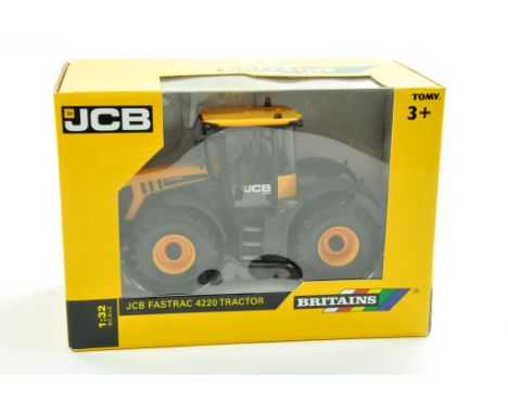 Britains 1/32 Farm Issue comprising JCB Fastrac 4220 Tractor. Excellent, complete and looks to be never removed from box.  En