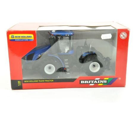 Britains 1/32 farm Issue comprising New Holland T9.670 Tractor. Excellent and secured within original box.  Enhanced Conditio