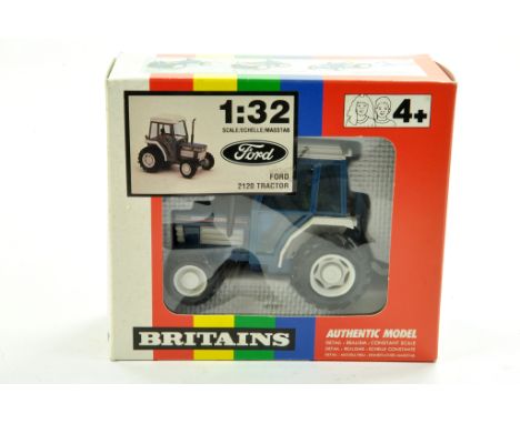 Britains 1/32 farm issue comprising Ford 2120 Tractor. Excellent in very good to excellent box.  Enhanced Condition Reports: 