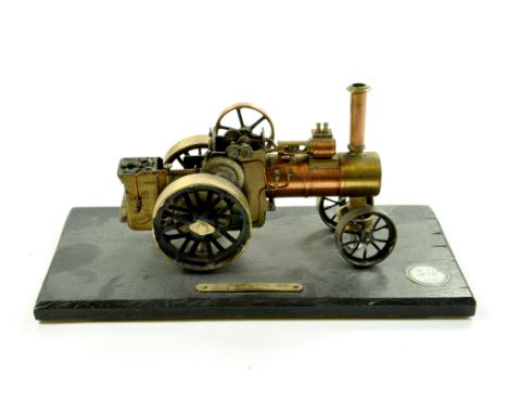 An unusual handmade Brass model of an Alchin Steam Engine. Enhanced Condition Reports: We are more than happy to provide furt