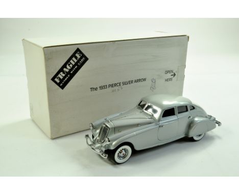 Danbury / Franklin Mint Series Precision detail 1/24 model replica comprising 1933 Pierce Silver Arrow. Complete, excellent w
