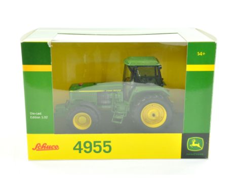 Schuco 1/32 diecast farm issue comprising John Deere 4955 Tractor. Excellent, complete and looks to be never removed from box