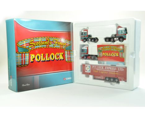 Corgi 1/50 diecast truck issue comprising No. CC99130 Pollock Set. Excellent, complete and with excellent box.  Enhanced Cond