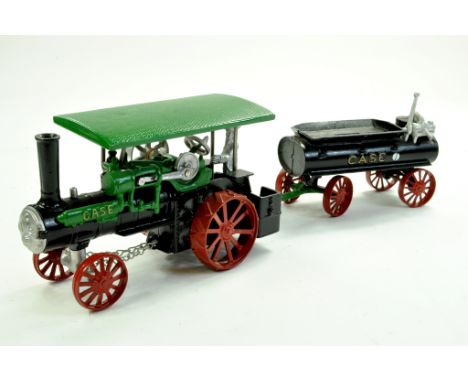 Brubaker, White, Peterson, Irvin 1/25 Threshing Set comprising Case Steam Traction Engine and Tanker. Rare find is excellent.