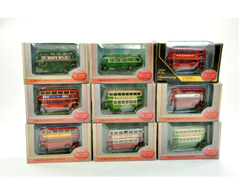 EFE Exclusive First Editions diecast 1/76 Bus / Coach issues comprising 9 Boxed Examples. Various liveries and variations. Ge
