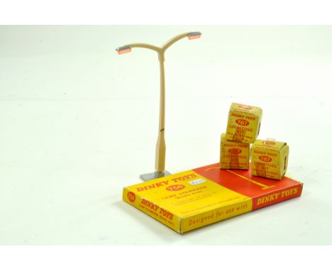 Dinky No. 756 Lighting Lamp Set plus accessory packs x 3. Very good to excellent with boxes.  Enhanced Condition Reports: We 