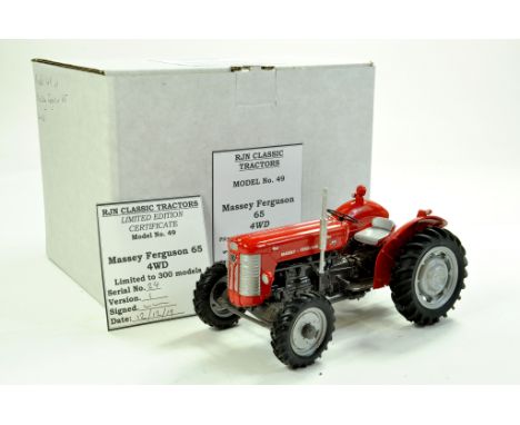 RJN Classic Tractors 1/16 Hand Built Massey Ferguson 65 4WD Tractor. Limited Edition. Superb Heavy Model is Excellent.  Enhan