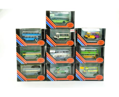 EFE Exclusive First Editions diecast 1/76 Bus / Coach issues comprising 10 Boxed Examples. Various liveries and variations. G
