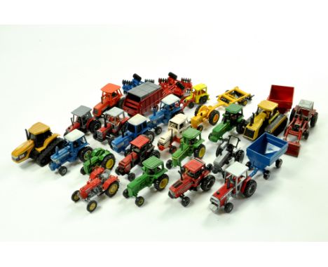 Mainly 1/64 Farm issue group comprising Ertl Tractor issues and others. Good to Excellent. Enhanced Condition Reports: We are