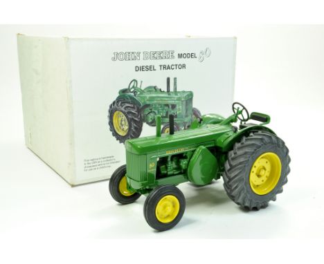 Stephan 1/16 John Deere Model 80 Tractor. Beautiful Hand Made Model, very heavy. Limited. Excellent with original box. Rare. 