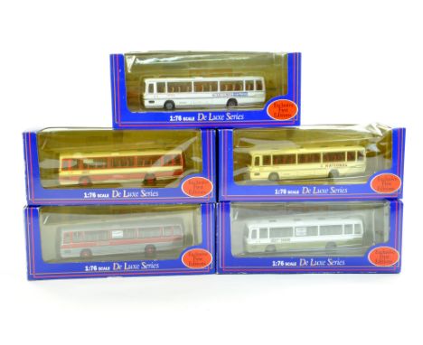 EFE Exclusive First Editions diecast 1/76 Bus / Coach issues comprising 5 Boxed Examples. Various liveries and variations. Ge