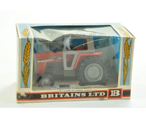 Britains 1/32 farm issue comprising Massey Ferguson 590 Tractor. Hard to Find issue, authentic. Excellent in very good to exc