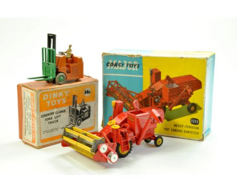 Corgi No. 1111 Massey Ferguson 780 Combine, first version with metal tines is generally very good to excellent in good box pl