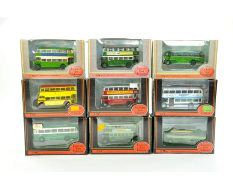 EFE Exclusive First Editions diecast 1/76 Bus / Coach issues comprising 9 Boxed Examples. Various liveries and variations. Ge