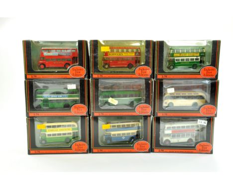 EFE Exclusive First Editions diecast 1/76 Bus / Coach issues comprising 9 Boxed Examples. Various liveries and variations. Ge