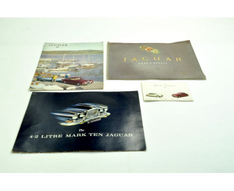 A group of high quality well preserved Automobile (car) brochures comprising sales literature for Jaguar S, Jaguar Mark 2, Ja