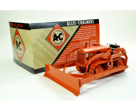 Spec Cast 1/16 Allis Chalmers K Diesel Crawler Tractor with Dozer Blade. Excellent with Excellent Original Box.  Enhanced Con