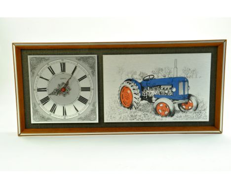 An impressive Fordson Major Tractor Wall Clock.  Enhanced Condition Reports: We are more than happy to provide further images